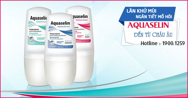 Lăn khử mùi Aquaselin giúp hết hôi nách cực kỳ nhanh chóng