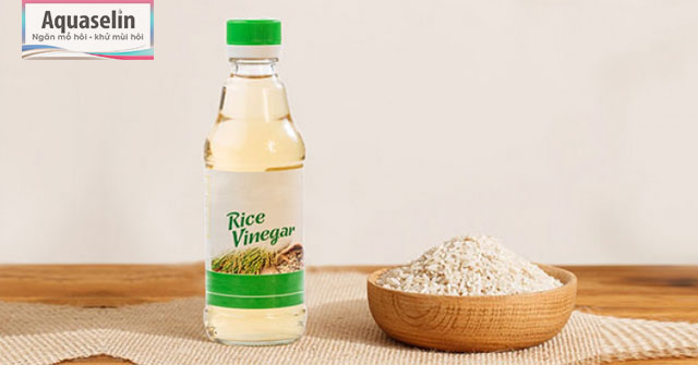 Trị hôi nách bằng dấm gạo hiệu quả ra sao?